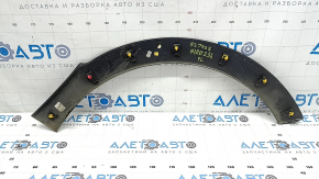 Front left fender arch trim for Kia Niro 23-24, gloss black, scratches, crack in mount