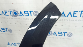 Front right fender arch trim for Kia Niro 23-24, gloss black, scratches, crack in mount