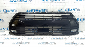 Lower front bumper grille assembly Kia Niro 23-24 HEV, PHEV, black gloss, without parking sensors for radar, without plug, broken mount, sand