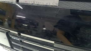 Lower front bumper grille assembly Kia Niro 23-24 HEV, PHEV, black gloss, without parking sensors for radar, without plug, broken mount, sand