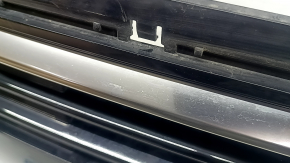 Lower front bumper grille assembly Kia Niro 23-24 HEV, PHEV, black gloss, without parking sensors for radar, without plug, broken mount, sand
