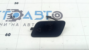 Kia Niro 23-24 HEV, PHEV front bumper tow hook cap, gloss black, crack in mount