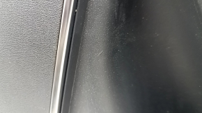 Rear left door panel for Kia Niro 23-24 HEV, black, dark gray cloth armrest, chrome molding, with handle, scratches