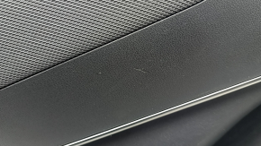 Rear left door panel for Kia Niro 23-24 HEV, black, dark gray cloth armrest, chrome molding, with handle, scratches