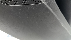 Kia Niro 23-24 HEV rear right door panel, black, dark gray cloth armrest, chrome molding, with handle, scratches