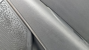 Kia Niro 23-24 HEV rear right door panel, black, dark gray cloth armrest, chrome molding, with handle, scratches