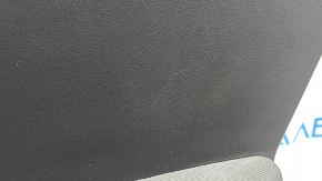 Kia Niro 23-24 HEV rear right door panel, black, dark gray cloth armrest, chrome molding, with handle, scratches