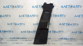 Volvo XC90 16-23 center pillar trim, upper right, black Alcantara, dry cleanable, worn