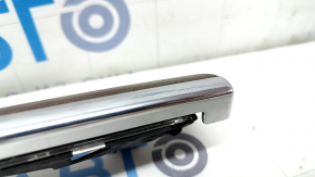 Right front panel trim for Volvo XC90 16-23, wood grain, with backlight, walnut, scuffs, scratches on chrome
