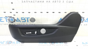 Driver's side seat trim, left, Infiniti QX50 19-25, black, scratched