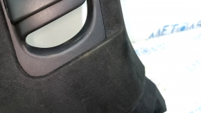 Left front rear pillar trim Volvo XC90 16-23 black Alcantara, under the air vent, worn