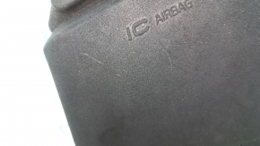 Left front rear pillar trim Volvo XC90 16-23 black Alcantara, under the air vent, worn