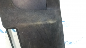 Left upper center pillar trim, Volvo XC90 16-23, black Alcantara, dry cleanable, worn