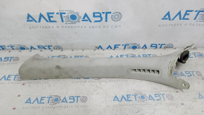 Left front pillar trim Volvo XC90 16-24, gray Alcantara, dry-cleanable