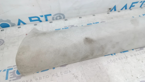 Left front pillar trim Volvo XC90 16-24, gray Alcantara, dry-cleanable