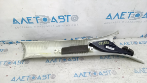 Left front pillar trim Volvo XC90 16-24, gray Alcantara, dry-cleanable