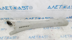 Volvo XC90 16-24 front pillar trim, right, gray Alcantara, dry-cleanable