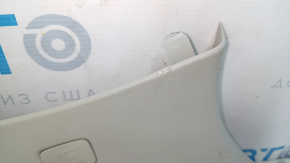 Volvo XC90 16-23 right rear upper pillar trim, gray, scratched