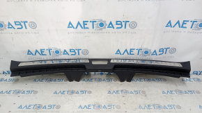 Volvo XC90 16-19 black trunk opening trim with metal inserts, scratches