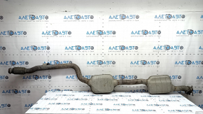 The exhaust pipe, the middle part of the Mercedes C-class W205 300/350e/350h 15-18, the mesh is torn