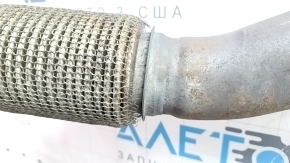 The exhaust pipe, the middle part of the Mercedes C-class W205 300/350e/350h 15-18, the mesh is torn