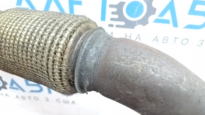 The exhaust pipe, the middle part of the Mercedes C-class W205 300/350e/350h 15-18, the mesh is torn
