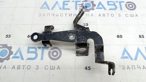 The front left brake hose bracket of the Audi E-Tron 19-23 is bent.