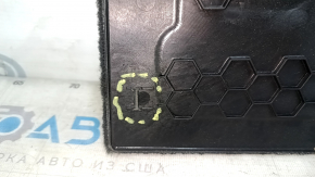 Volvo XC90 16-24 black center console trim, front left side, broken mount