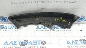 Front bumper lower right lip Kia Niro 23-24 HEV, PHEV, scratches, crack in mount, dent, scuffed, peeling coating