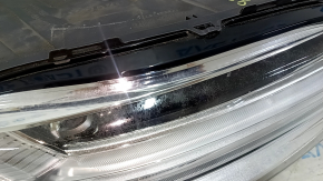 Volvo XC90 16-18 LED right front headlight assembly, sand, cobwebs, scratches, needs polishing