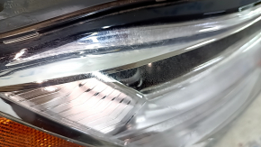 Volvo XC90 16-18 LED right front headlight assembly, sand, cobwebs, scratches, needs polishing