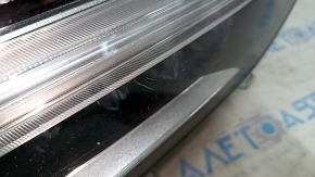 Volvo XC90 16-18 LED right front headlight assembly, sand, cobwebs, scratches, needs polishing