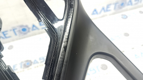 Kia Niro 23-24 HEV center console trim, PHEV, under the lever and start-stop, gloss black, peeling coating, air under the coating, scratches