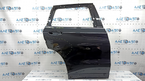 The door is bare, rear right, BMW X3 G01 18-21 black 475M, dented, butt