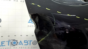 The door is bare, rear right, BMW X3 G01 18-21 black 475M, dented, butt