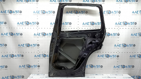 The door is bare, rear right, BMW X3 G01 18-21 black 475M, dented, butt