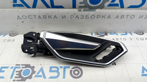Inner front left door handle for Audi E-Tron 19-23, chrome, scratches