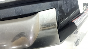 Kia Niro 23-HEV, PHEV front bumper lip, gloss black with chrome trim, without parking sensors, scratches, broken fasteners, crack