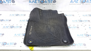 Front left floor mat for Toyota Prius 50 16-22 black rubber