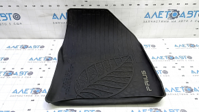 Front right floor mat for Toyota Prius 50 16-22 black rubber
