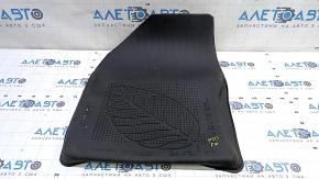 Front right floor mat for Toyota Prius 50 16-22 black rubber