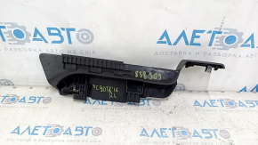 Left side trim for 3rd row of seats, Volvo XC90 16-25, black, scratches, broken fastener
