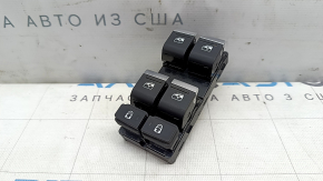 Front left window lift control for Audi E-Tron 19-23 black