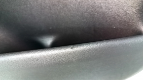 Door trim, rear left, Volvo XC90 16-22, black leather, under the curtain, armrest and insert, black nappa leather, walnut molding, Bowers & Wilkins, scratches, dry-cleanable
