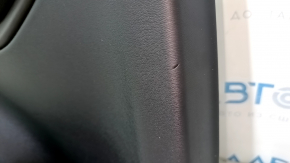 Door trim, rear left, Volvo XC90 16-22, black leather, under the curtain, armrest and insert, black nappa leather, walnut molding, Bowers & Wilkins, scratches, dry-cleanable