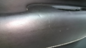 Door trim, rear left, Volvo XC90 16-22, black leather, under the curtain, armrest and insert, black nappa leather, walnut molding, Bowers & Wilkins, scratches, dry-cleanable