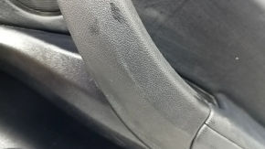 Rear right door trim panel BMW X3 G01 18-21 black leatherette, black armrest, wood insert Var.poplar, gray, with handle, scratches