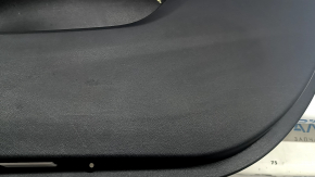 Front right door trim panel BMW X3 G01 18-21 black leatherette, black armrest, wood insert Var.poplar, gray, with handle, scratches