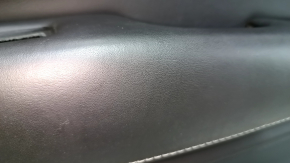 Door trim, rear right card, Volvo XC90 16-22, black leather, under the curtain, armrest and insert, black nappa leather, walnut molding, Bowers & Wilkins, scratches