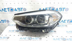 BMW X3 G01 18-21 halogen+LED front left headlight assembly, with mount, sand